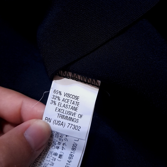 Zara | Black jewelled statement shoulder dress - Picture 8 of 10